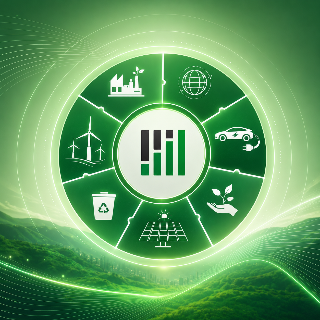 Illustration des solutions énergétiques et environnementales durables
